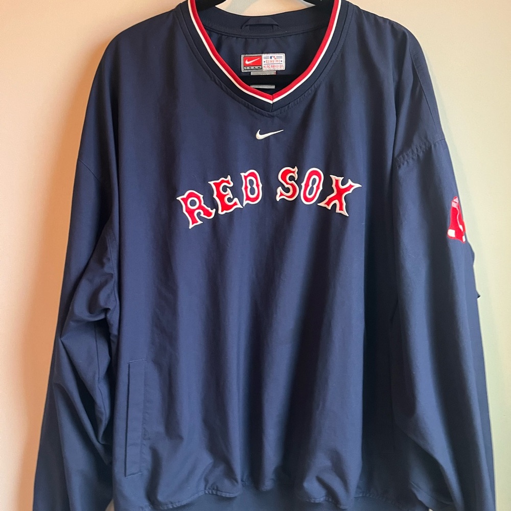 Nike vintage Red Sox long sleeve game day pullover size XXL